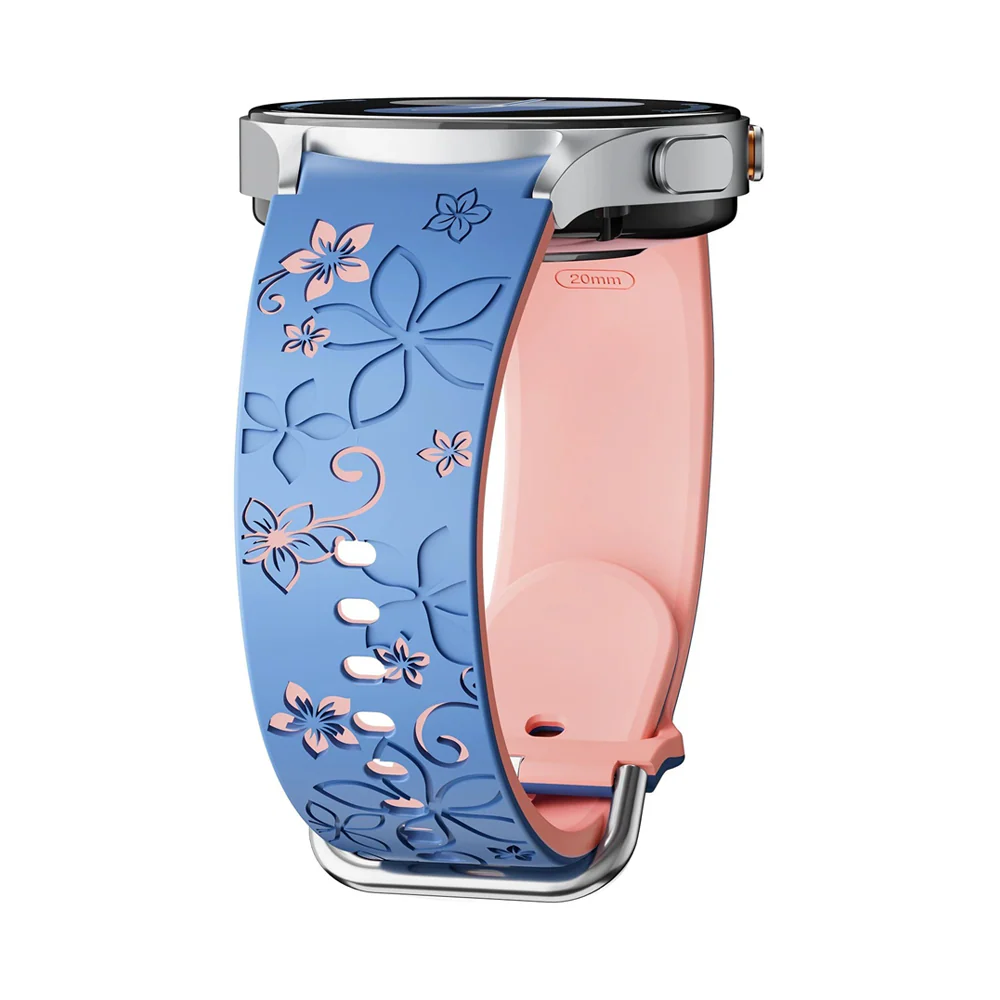 Bracelet pour Samsung | 20mm (Silicone féminin) - Image 10